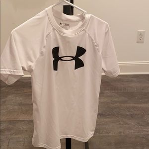 Under Armor basic white tee